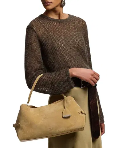 Ralph Lauren Collection The Ralph Suede Shoulder Bag | Thumbnail 1