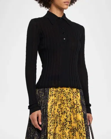 Proenza Schouler Monet Ribbed Top | Thumbnail 5 Proenza Schouler Monet Ribbed Top | Thumbnail 5