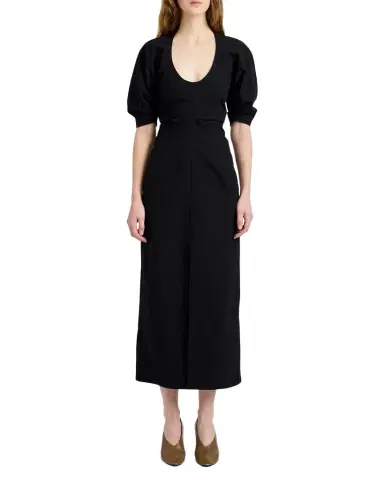 Proenza Schouler Clarissa Dress in Bi-Stretch Cotton Nylon | Thumbnail 1 Proenza Schouler Clarissa Dress in Bi-Stretch Cotton Nylon | Thumbnail 1