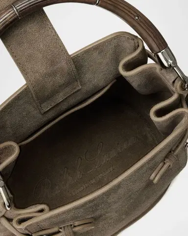 Ralph Lauren Collection The Ralph Suede Bucket Bag | Thumbnail 2