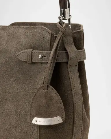 Ralph Lauren Collection The Ralph Suede Bucket Bag | Thumbnail 4