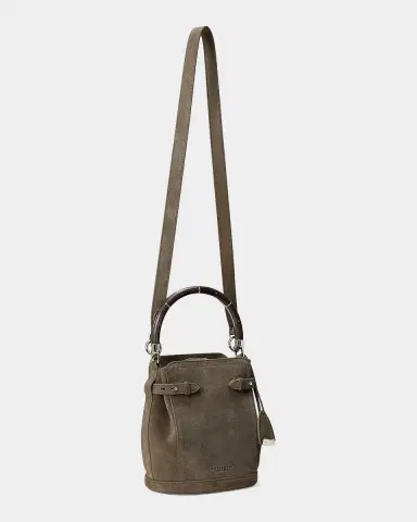 Ralph Lauren Collection The Ralph Suede Bucket Bag | Thumbnail 5