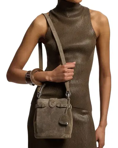Ralph Lauren Collection The Ralph Suede Bucket Bag | Thumbnail 1