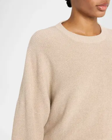 Brunello Cucinelli Ribbed Knit Cotton Sweater | Thumbnail 4