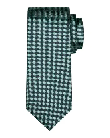 Isaia Men 's Micro-Check Silk Tie | Thumbnail 1