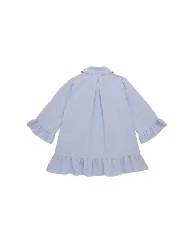 Moncler Girl's Ruffled Stripe Shirtdress, Size 8- | Thumbnail 1