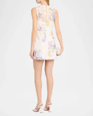 As It May Nerine Sleeveless Floral Lace Mini Dress | Thumbnail 3 As It May Nerine Sleeveless Floral Lace Mini Dress | Thumbnail 3