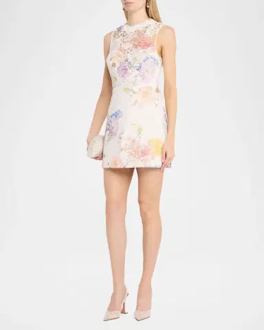 As It May Nerine Sleeveless Floral Lace Mini Dress | Thumbnail 4 As It May Nerine Sleeveless Floral Lace Mini Dress | Thumbnail 4