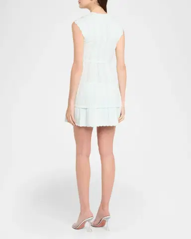 LoveShackFancy Laighton Pointelle Knit Mini Dress | Thumbnail 2