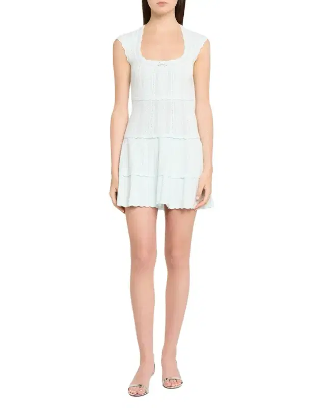 Laighton Pointelle Knit Mini Dress