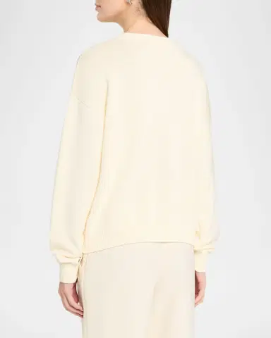 LoveShackFancy Kora Embroidered Cotton Pullover | Thumbnail 2