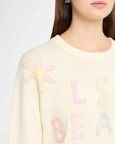 LoveShackFancy Kora Embroidered Cotton Pullover | Thumbnail 4