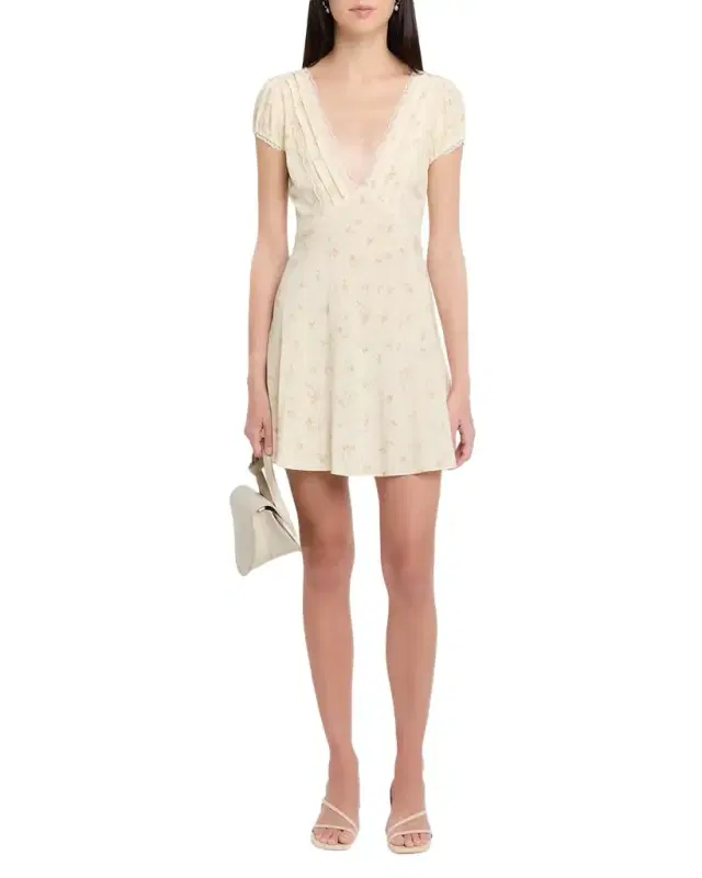 LoveShackFancy Yasmin Floral Mini Dress