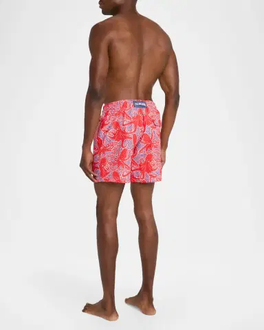 Vilebrequin Men's Hypnoptocus Nylon Swim Trunks | Thumbnail 2