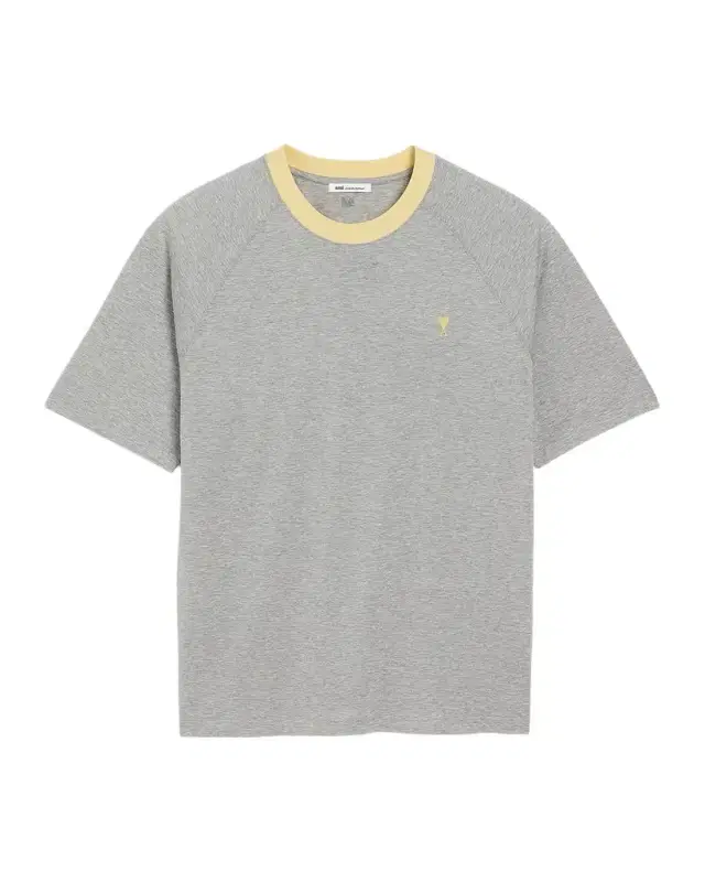 Men 's Cotton Embroidered Ami De Coeur Crewneck T-Shirt