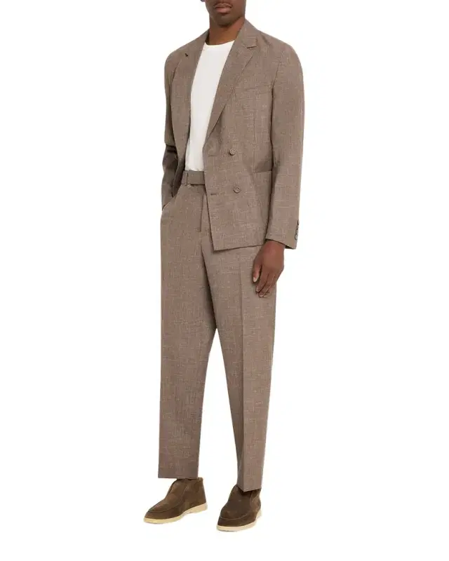 Hoche Wool-Linen Tailored Pants