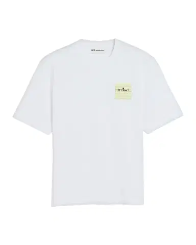 Ami Paris Men's Cotton Je T 'Aime Note T-Shirt | Thumbnail 1