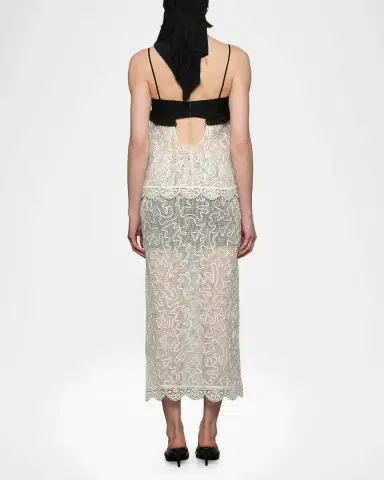 Et Ochs Willis Embroidered Net Midi Skirt | Thumbnail 2 Et Ochs Willis Embroidered Net Midi Skirt | Thumbnail 2