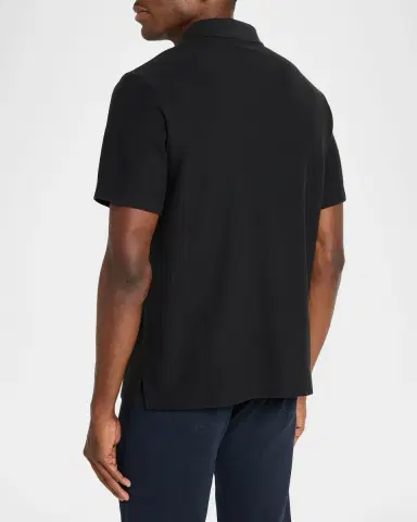 FRAME Men's Jacquard Polo Shirt | Thumbnail 3