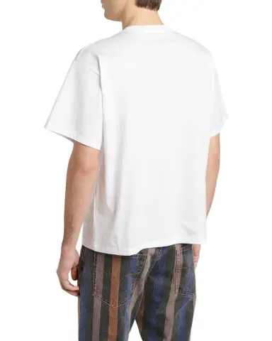 Versace Men's Medusa Head Outline Cotton T-Shirt | Thumbnail 1