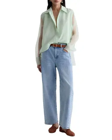 AG Jeans Hattie High-Rise Barrel Jeans | Thumbnail 1
