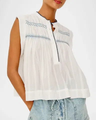 RAILS Willow Embroidered Top | Thumbnail 3