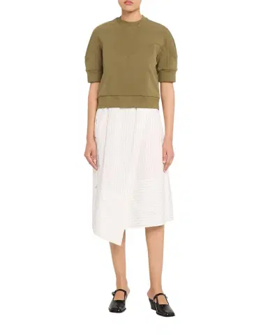 3.1 Phillip Lim French-Terry Combo Dress | Thumbnail 1 3.1 Phillip Lim French-Terry Combo Dress | Thumbnail 1