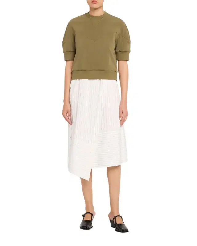 3.1 Phillip Lim French-Terry Combo Dress