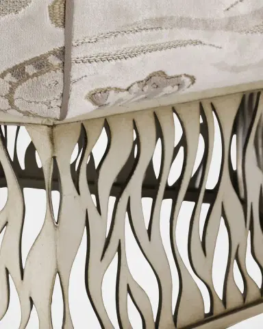 John-Richard Collection Honeycomb Ottoman | Thumbnail 2