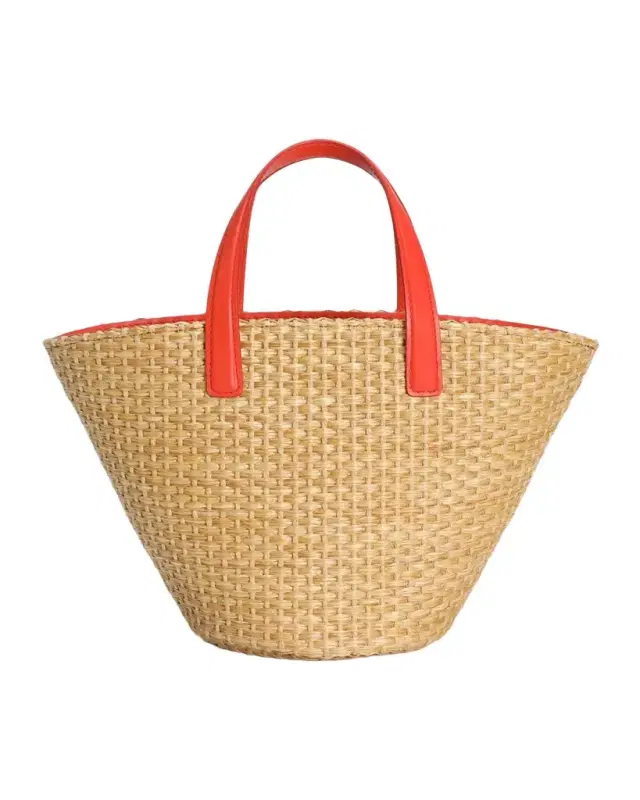 Dolce & Gabbana Kid 's DG Straw Tote Bag