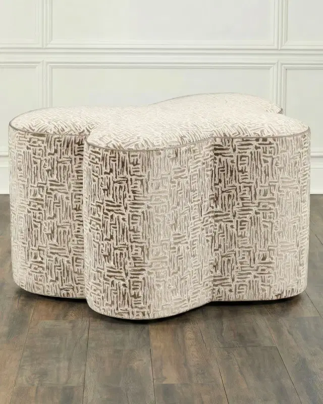 John-Richard Collection Mariposa Large Ottoman