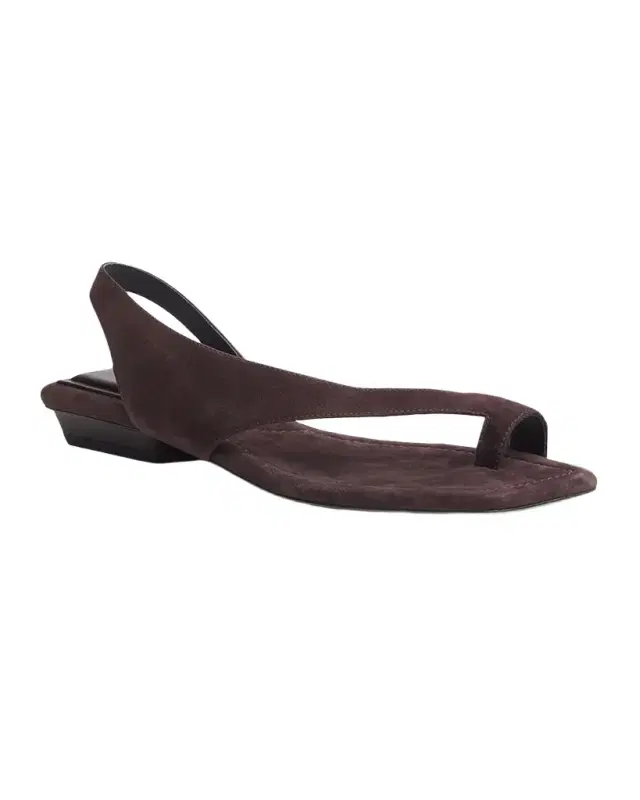 rag & bone Liv Suede Flat Toe-Ring Sandals