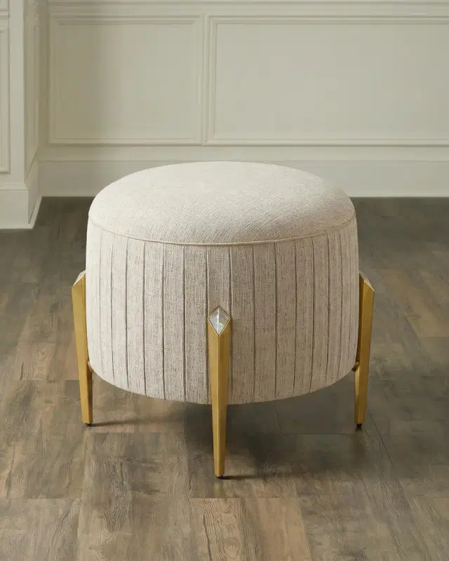 John-Richard Collection Midtown Ottoman