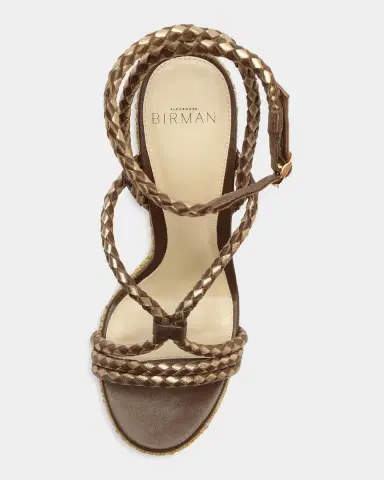 Alexandre Birman 100mm Elba Wedge Sandals | Thumbnail 3 Alexandre Birman 100mm Elba Wedge Sandals | Thumbnail 3