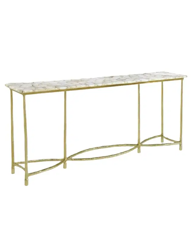 John-Richard Collection Nara Agate Console