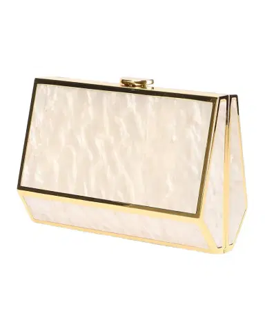 Simkhai Maddox Marbled Acrylic Clutch Bag | Thumbnail 1