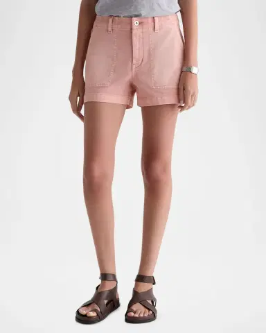 AG Jeans Analeigh Mid-Rise Utility Shorts | Thumbnail 3 AG Jeans Analeigh Mid-Rise Utility Shorts | Thumbnail 3