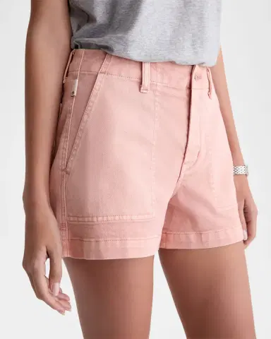 AG Jeans Analeigh Mid-Rise Utility Shorts | Thumbnail 4 AG Jeans Analeigh Mid-Rise Utility Shorts | Thumbnail 4