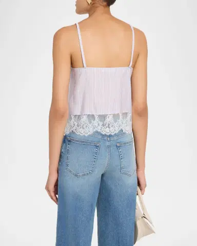 Frame The Stripe Lace Cami | Thumbnail 2 Frame The Stripe Lace Cami | Thumbnail 2