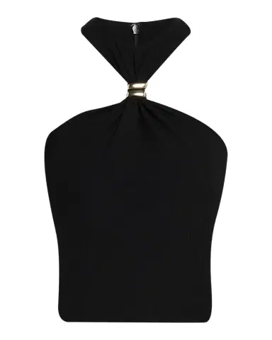 Ronny Kobo Marcel Embellished Halter Jersey Top | Thumbnail 1
