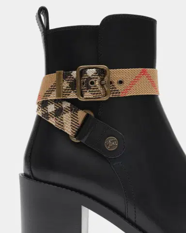 Burberry Huntley 80mm Leather Ankle Boots | Thumbnail 2 Burberry Huntley 80mm Leather Ankle Boots | Thumbnail 2