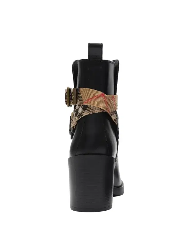 Burberry Huntley 80mm Leather Ankle Boots