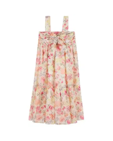 Chloé Girl 's Strappy Floral Cotton Dress, Size 6-14 | Thumbnail 1