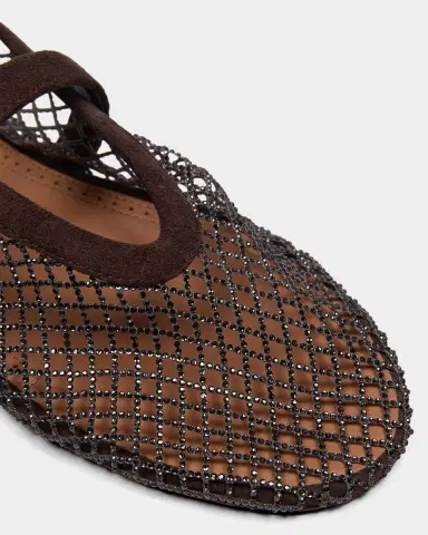 Alaïa Crystal Mesh Ballet Flats | Thumbnail 2 Alaïa Crystal Mesh Ballet Flats | Thumbnail 2