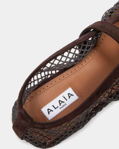 Alaïa Crystal Mesh Ballet Flats | Thumbnail 5 Alaïa Crystal Mesh Ballet Flats | Thumbnail 5
