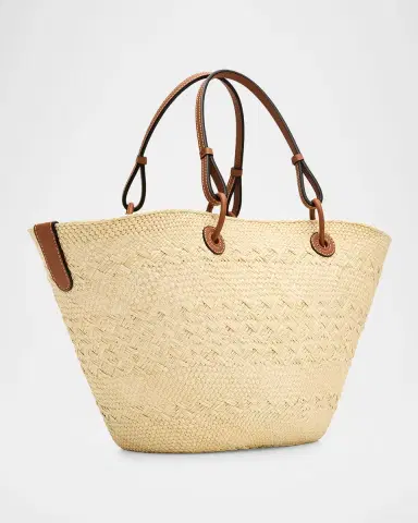 Loewe Anagram Woven Palm Leaf Basket Tote Bag | Thumbnail 2 Loewe Anagram Woven Palm Leaf Basket Tote Bag | Thumbnail 2