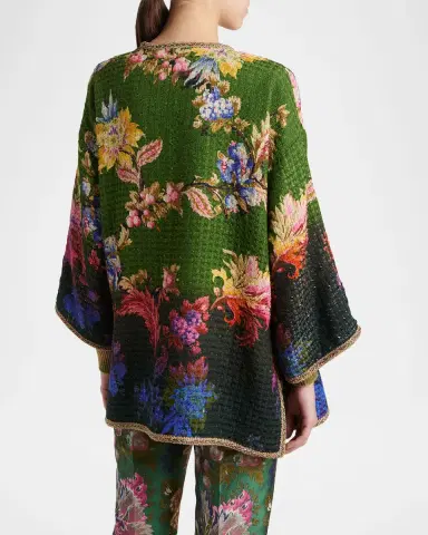 Etro Kesa Ombre Floral Woven Jacket | Thumbnail 2 Etro Kesa Ombre Floral Woven Jacket | Thumbnail 2