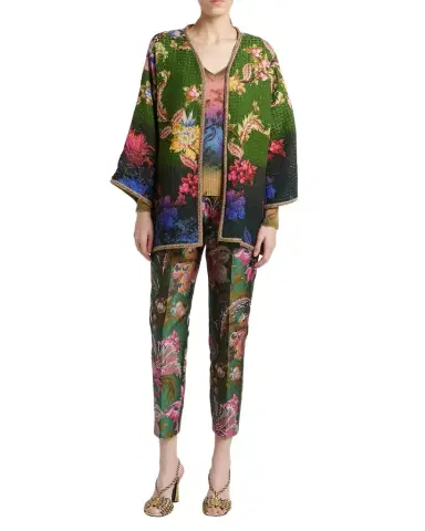 Etro Kesa Ombre Floral Woven Jacket | Thumbnail 1 Etro Kesa Ombre Floral Woven Jacket | Thumbnail 1