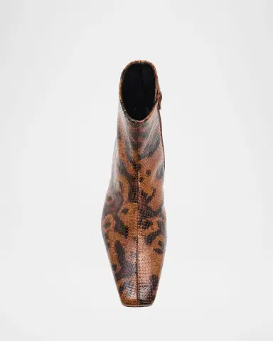 Proenza Schouler Trap Snake-Embossed Leather Ankle Boots | Thumbnail 3 Proenza Schouler Trap Snake-Embossed Leather Ankle Boots | Thumbnail 3