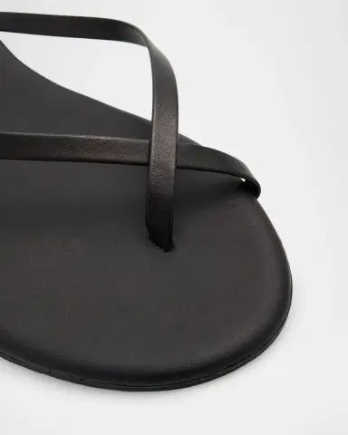TKEES Riley Metallic Leather Crisscross Flat Thong Sandals | Thumbnail 4 TKEES Riley Metallic Leather Crisscross Flat Thong Sandals | Thumbnail 4
